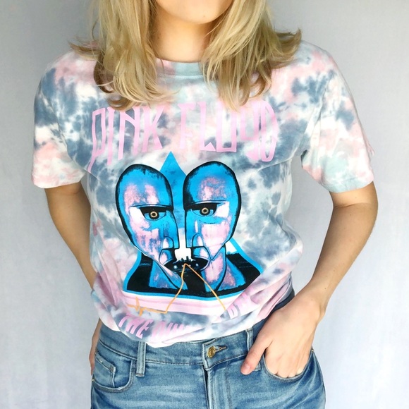 Pink Floyd Tops - Pink Floyd NWOT Division Bell Tour Tie Dye Tee